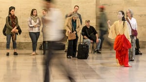 Eiko never stopped trying to get from here to there, wherever “there” is. (All photos ©2014 William Johnson, used with permission)