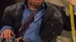 Greer as Hamm: King without power.