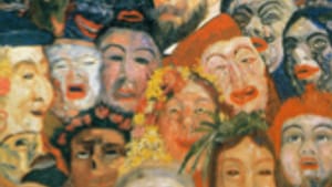 'Self-Portrait With Masks' (1899): Bourgeois role-playing, with a twist.