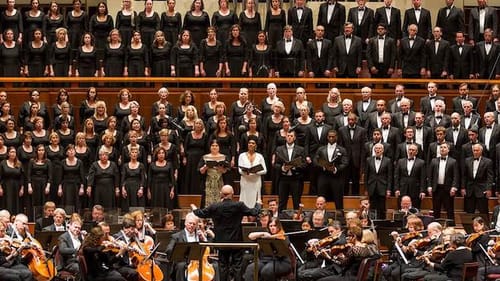 Eschenbach, the National Symphony Orchestra, and the Choral Arts Society of Washington. (Photo by Scott Suchman)