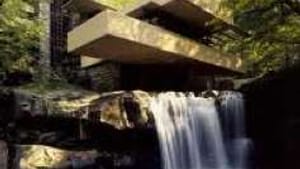 Wright's claustrophobic hallways at Fallingwater (above) were deliberate.