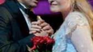 Kaufmann (left), Poplavskaya: Risky casting.