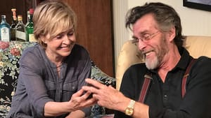 Jill Eikenberry and John Glover make the best of a bad situation. (Photo by SuzAnne Barabas.)