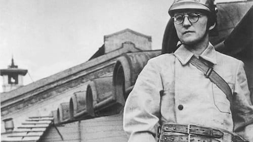 A stylized version of this 1941 photo of Dmitri Shostakovich graced the cover of 'TIME' magazine, with the caption, “Fireman Shostakovich: Amid bombs burning in Leningrad he heard the chords of victory.” (Photo via Creative Commons/Wikimedia.)