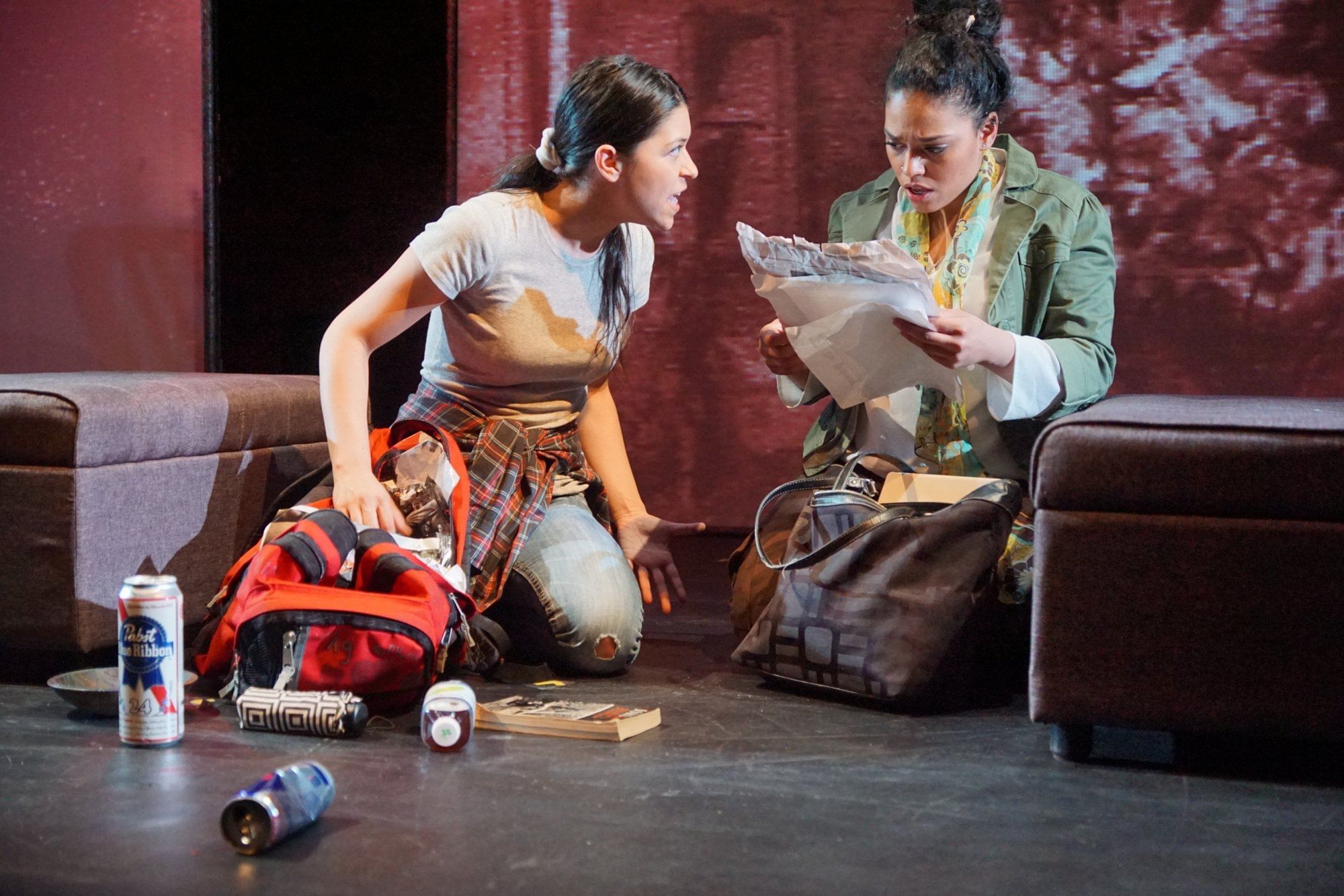 L to R: Maria Konstantinidis and Alicia Isabel Rivas. (Photo by Michael Goldstein.)