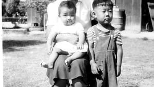 A family in 'For the Sake of the Children,' screening July 20. (Image courtesy of Japanese American Citizens League.)