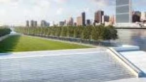 Oasis on the East River.
