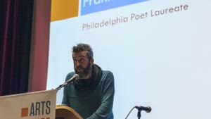 Current Poet Laureate Frank Sherlock. Image via the Office of Arts, Culture and the Creative Economy.