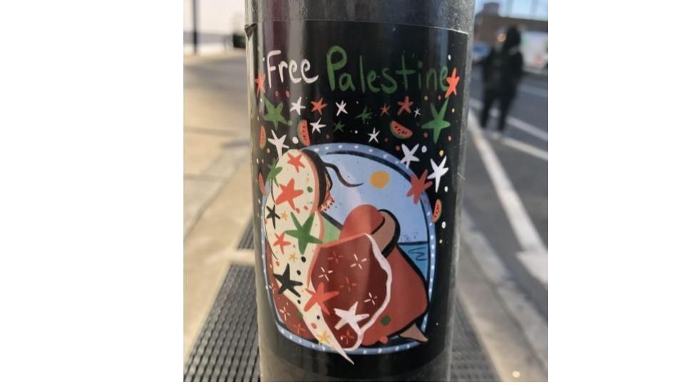 Free palestine art slide