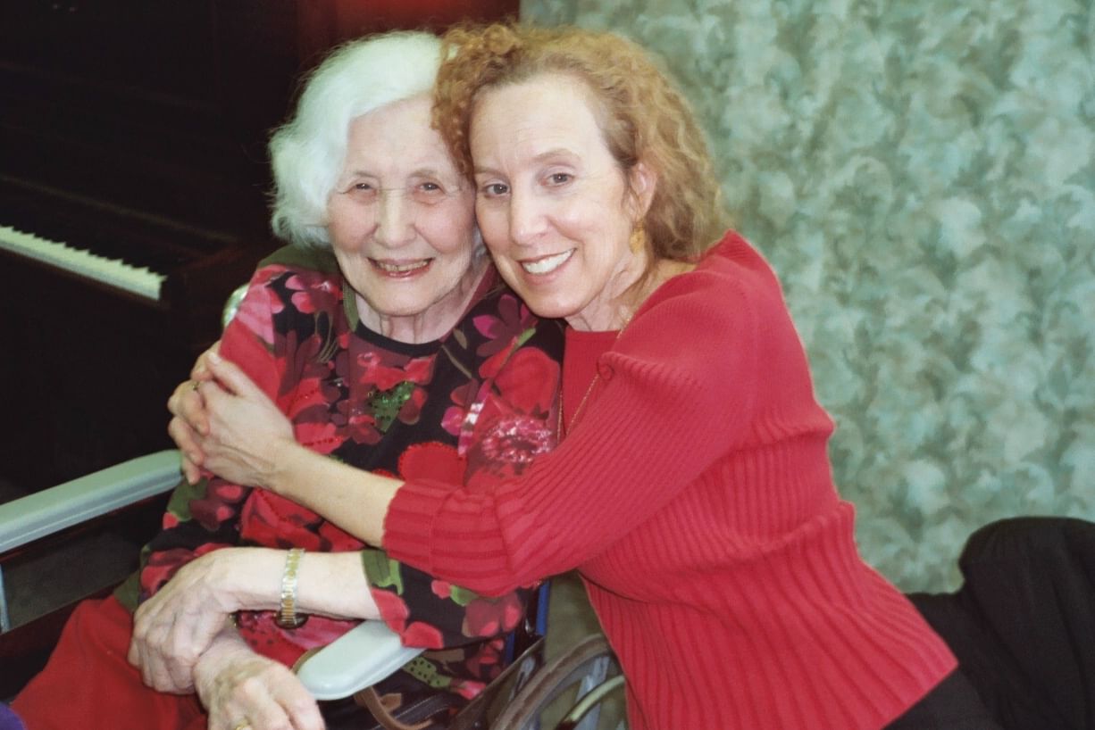 Stacia Friedman and her mother Ceil.