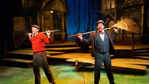 L to r: Autumn with Ben Dibble as Toad and Jeff Coon as Frog. (Photo by Mark Garvin)