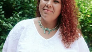 Power Street Theatre Company founder Gabriela Sanchez is a 12x12 featured artist. (Photo by Adachi Photography.)