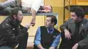 Brian McCann (top), McLenigan, Kevin Meehan, Delaney: But what does the playwright think?