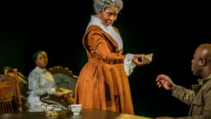 What did Aunt Ester carry? Danielle Leneé, Zuhairah, and Akeem Davis in the Arden’s ‘Gem of the Ocean.’ (Photo by Ashley Smith, Wide Eyed Studios.)