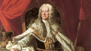 Play on, says King George II. (Portrait of George II of Great Britain by Thomas Hudson, 1744, via Wikimedia Commons.)