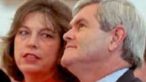 The not-so-happy couple, 2004: A terrible question.