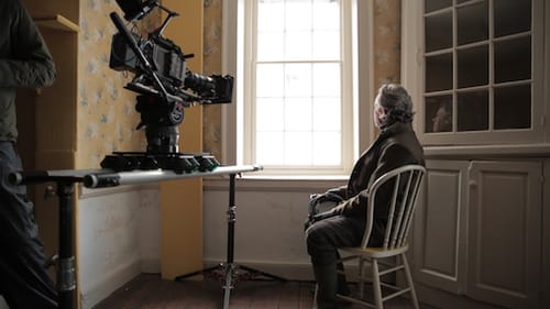 Holsten filmed at Chadds Ford's Kuerner Farm House, the inspiration for Wyeth's painting "Spring Fed." (Photo courtesy of Glenn Holsten, director of 'American Masters: Wyeth.')