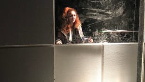 Jenna Kuerzi holds the audience's attention throughout the 65-minute solo performance. (Photo courtesy of Hella Fresh Theater.)