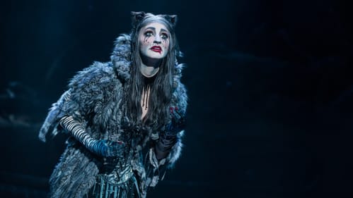 Spoiler alert: Grizabella (Keri René Fuller) sings THE SONG. (Photo by Matthew Murphy.)