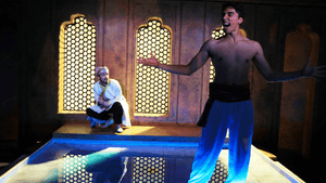 Anthony Mustafa Adair as Humayun and Jenson Titus Lavallee as Babur. (Photo credit by Paola Nogueras)