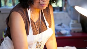 Artist Ife Nii Owoo will lead a January 9 workshop. Photo by Nathea Lee.