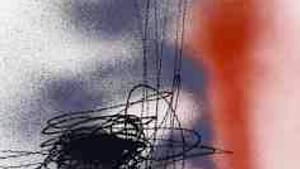 Acrylic on canvas, 1989: 'Surpassing mediocrity' or cosmic vastness?