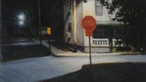 'Seventh Street': Waiting to see someone walk past.