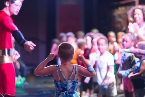 Children participate in 'Hero School' training. (Photo by Matthew J Photography.)