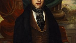 This 1841 portrait of Philadelphia's Hiram Montiers is an important piece of American history. (Image via the PMA.)