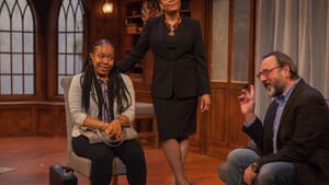 Freeman and Fairbanks's Michaela and Lydia face off against Guzmàn's Alan. Or do they? (Photo by Kathryn Raines/Plate 3 Photography.)