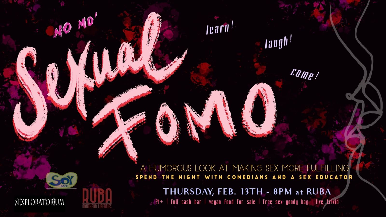 No Mo' (Sexual) FOMO fills a need for a space to open up about sexuality and experiences. (Image courtesy of Christine Olivas)