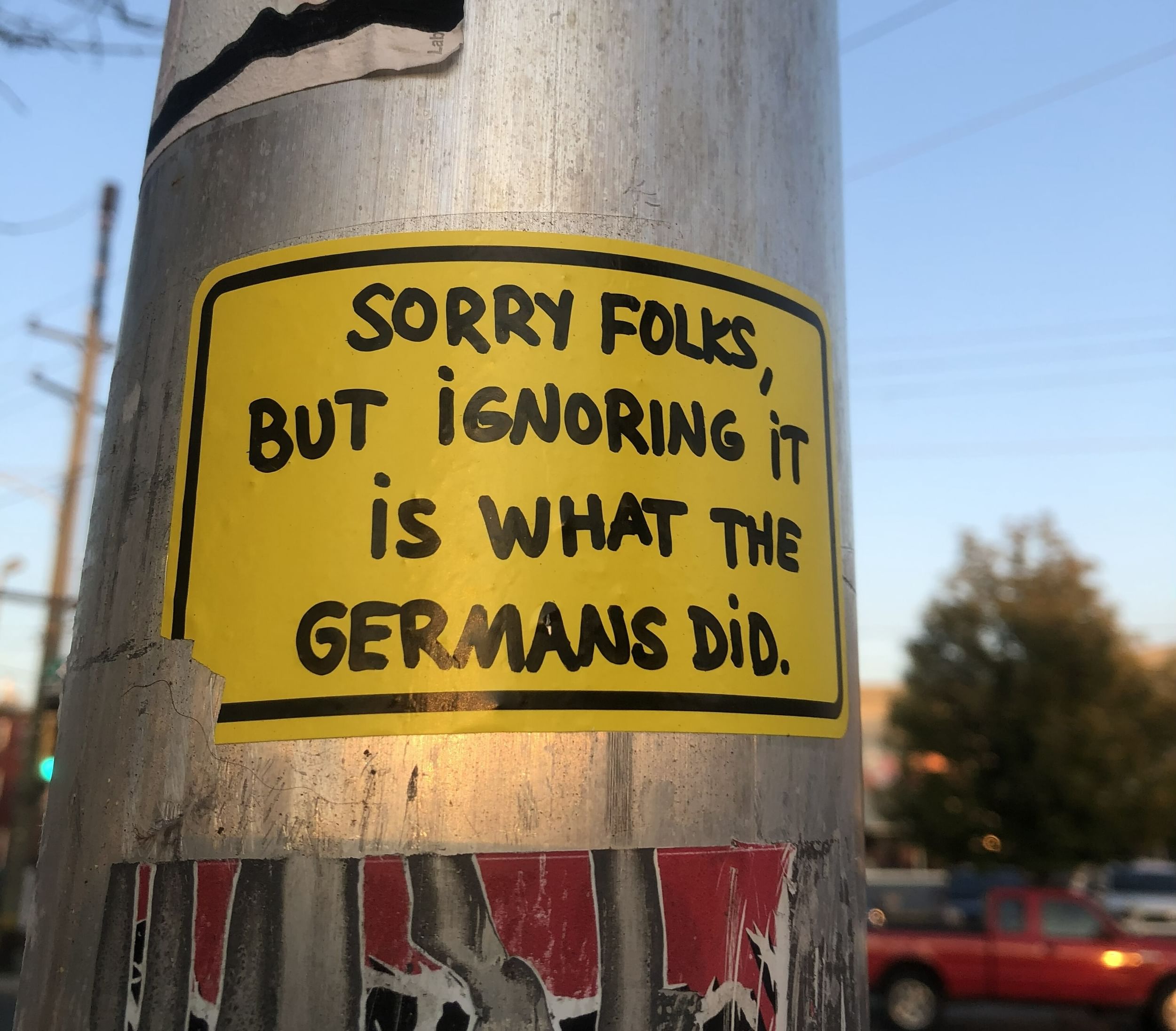 Ignoring it is what the Germans did jpg