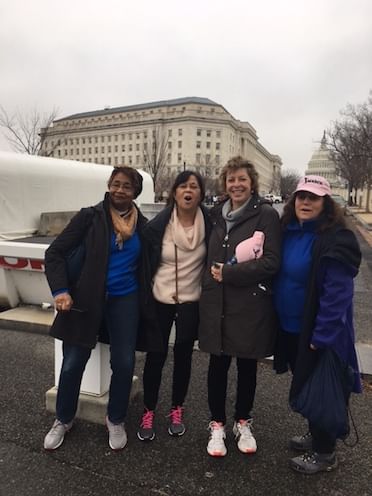 At Philadelphia's Women's March, Sarah, a young mom, knows that to stand up for women is to stand up for everyone. (Photo by Alaina Mabaso)