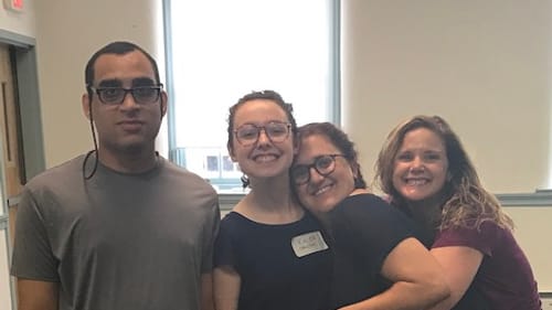 From left to right, workshop leaders William Del Toro Vargas, Krista Thorp, Tenara Calem, Lisa Wallace-Larkin. (Photo courtesy of Tenara Calem)