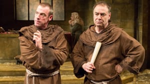 Ian Merrill Peakes, Mary Martello, and Paul L. Nolan in Arden Theatre Company's production of 'Incorruptible' by Michael Hollinger. Photo by Mark Garvin.