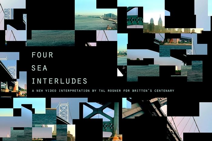 Philadelphia was one of four cities (along with Miami, Los Angeles, and San Francisco) that commissioned Tal Rosner to create the visuals that accompanied Four Sea Interludes.