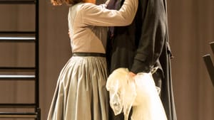 Meeting their match: Madeleine Worral as Jane and Felix Hays as Rochester. (Photo by Manual Harlan.)