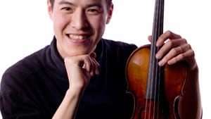 Joseph Lin is the first violinist of the Julliard Quartet. (Photo by Shan Su.)