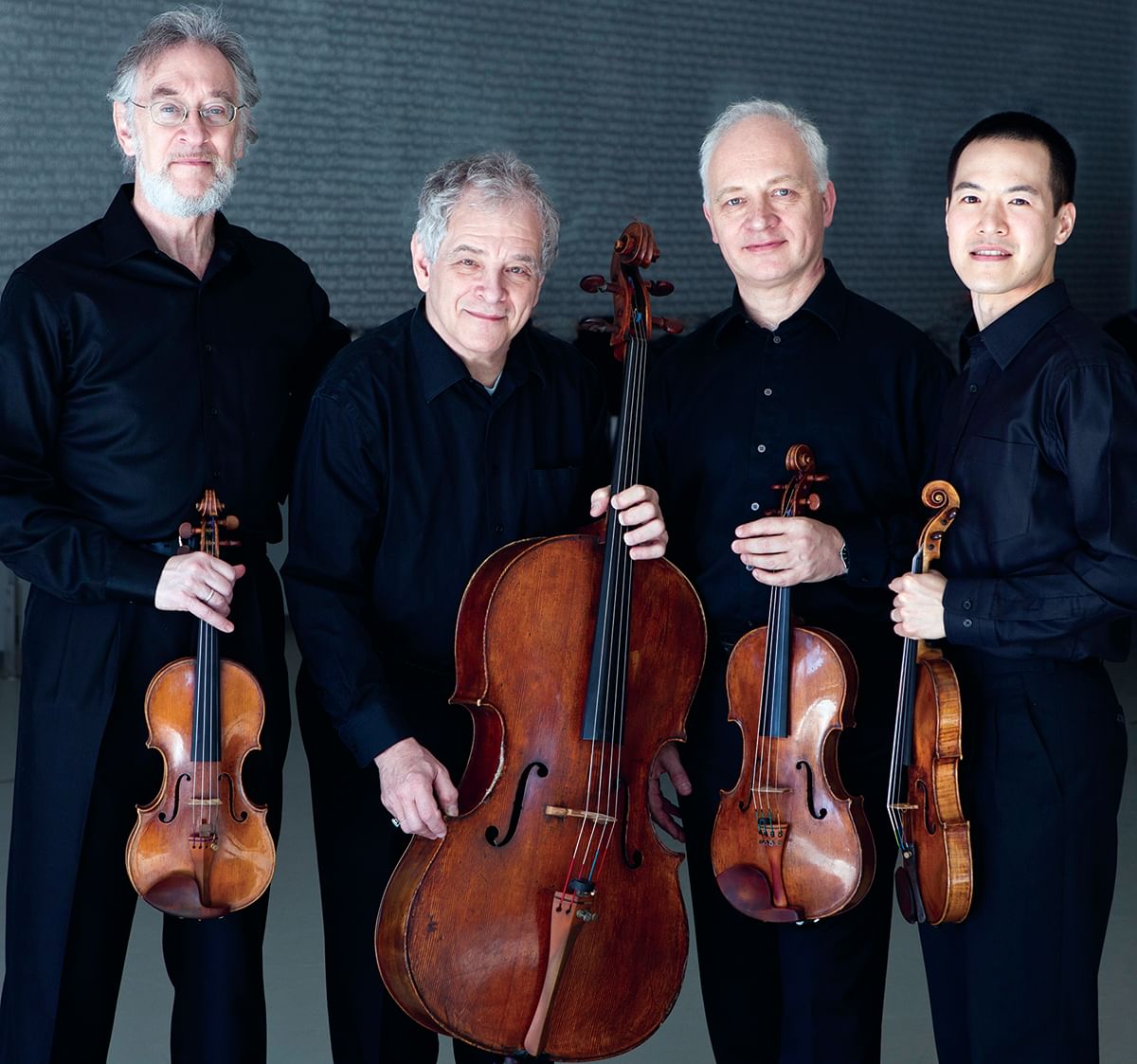 The Juilliard String Quartet is coming to PCMS. Photo by Simon Powis.