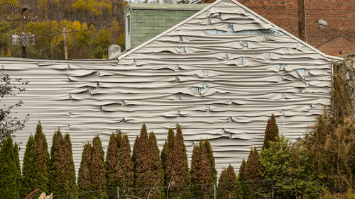 "Liberty Street" (2012) pulls Kimball's perspective into focus. (Photo by Justin Kimball.)