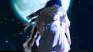 Instant serpents and moving umbrellas, beneath a Japanese moon.
