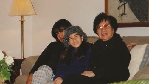 Three generations of the Filipino diaspora: a young Kelly Conrad with family in Germany. (Photo courtesy of the writer.)