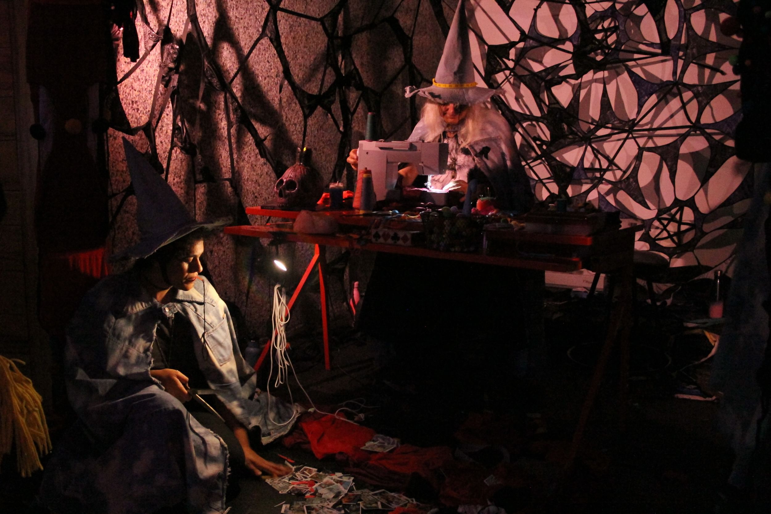 You won’t believe what these witches are stitching. (Photo by Joy Xiang.)