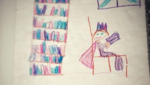 Playwright Ashley Kearns's own third-grade writing assignment inspired her festival play. (Image courtesy of PWTF.)