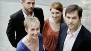 Bradshaw, Johnson, Smith, Dill: New group with an old subject. (Photo: Becky Oehlers.)