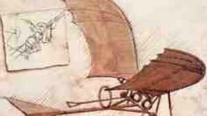 Airplane sketch, 15th Century: An unlimited imagination.
