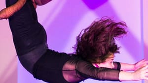 A 'Life Lines' ensemble member from Tangle Movement Arts. (Photo by Mike Ermilio.)