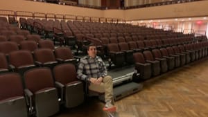 Ready to continue edgy, innovative film programming: Lightbox director Jesse Pires in the theater’s new Broad Street home. (Photo by Stephen Silver.)