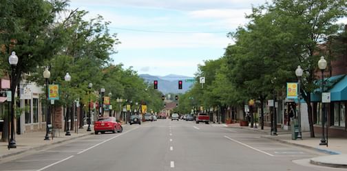 Littleton, Colorado's idyllic Main Street. (Photo via Creative Commons/Wikipedia.)