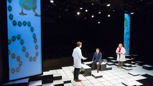 Noah Herman's vision of 'Love and Information.' (Photo by Mark Garvin)